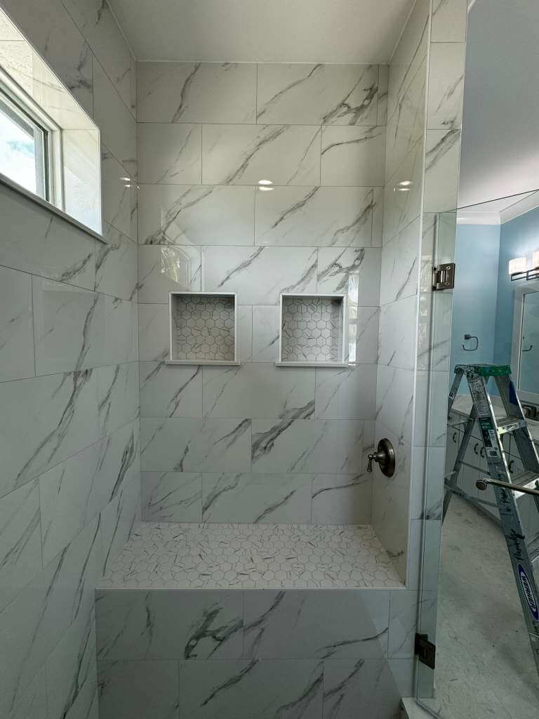 Baño Mármol Blanco